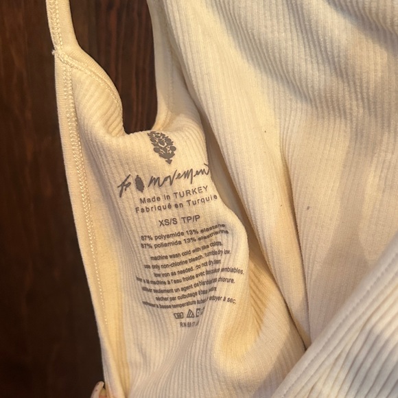 Cream Ribbed Bodysuit - Picture 2 of 4